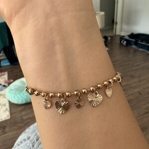Pretty Heart Charm Bracelet